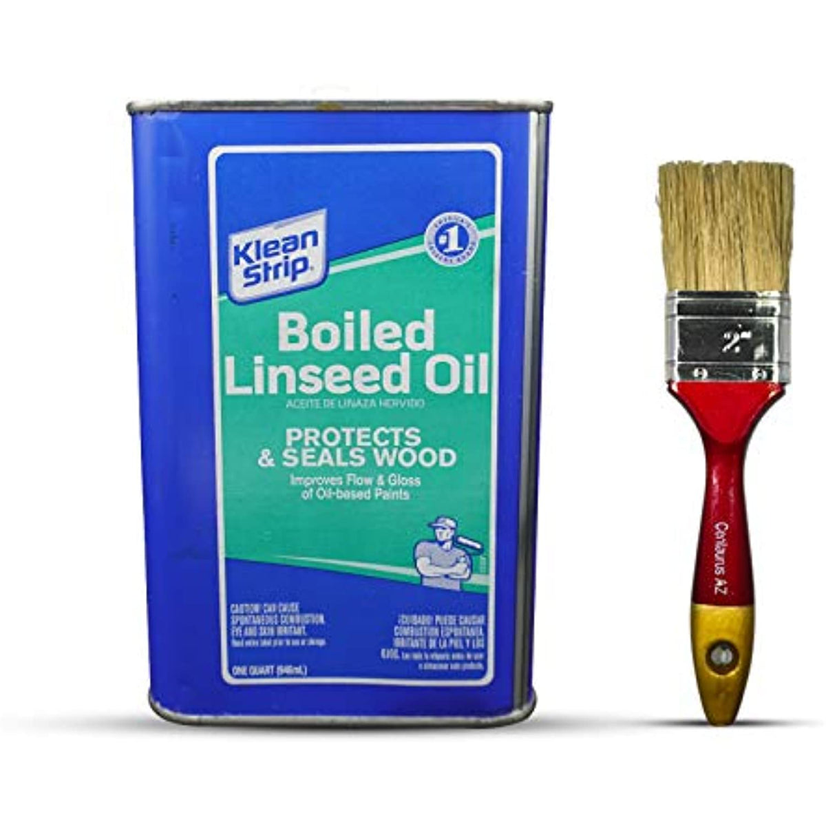 Klean-Strip 5 Gal. Boiled Linseed Oil, Paint Solvent, Protects and