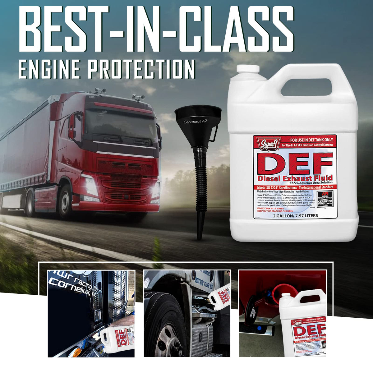 Super S DEF Diesel exhaust fluid - fuel injector cleaner- fuel system -  CENTAURUS AZ